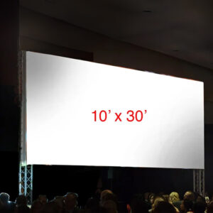 10 x 30 White Scrim/Screen