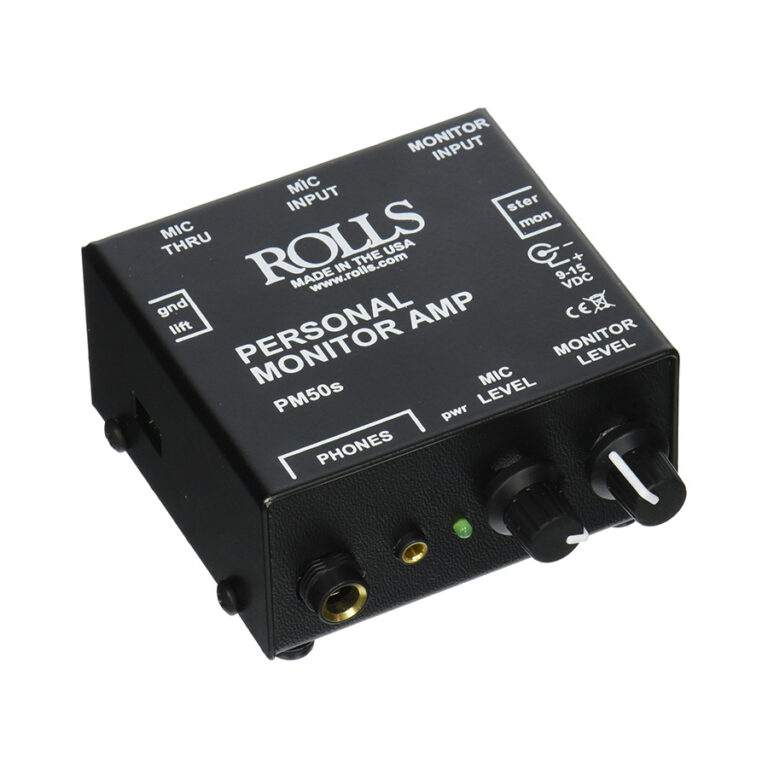 Rolls PM50s Personal Monitor Amp – McMedia Audio Visual
